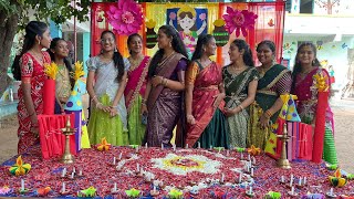 Gandhari song dance performance by Geethanjali high school students proddatur [upl. by Olette]