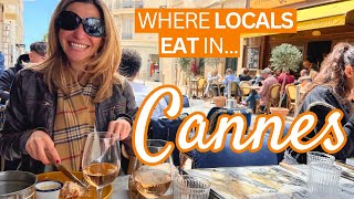 5 Best Restaurants in CANNES France  where Locals Eat  French Riviera Travel Guide [upl. by Yluj459]