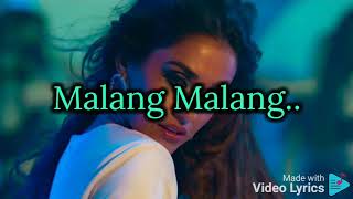 Hui Malang Lyrics Video Malang 2020 Hui Malang with lyrics [upl. by Atekihs]