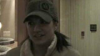 Gina Carano Post Fight Interview With quotMMA Newsquot [upl. by Akcirred]