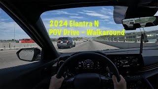 2024 Elantra N POV Drive Walkaround [upl. by Kohler533]