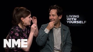 Paul Rudd amp Aisling Bea Living With Yourself stars talk bad habits Marvel movies and Vardygate [upl. by Namien380]