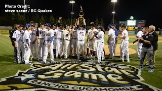 Full Recap California League Beats Carolina League in 2015 AllStar Game [upl. by Tertias194]