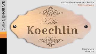 How to pronounce Koechlin [upl. by Shaer]