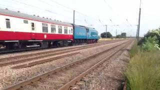 4464 Bittern VERY FAST 90mph 29th June 2013 Ebor Streak [upl. by Fina]