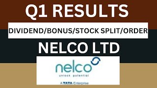 Nelco Q1 Results 2024  nelco Results Today  nelco Share Latest News [upl. by Leigh]