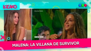 ¨La gran villana de Survivor¨ así se define Malena en Cortá por Lozano [upl. by Ivanna]