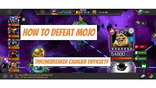 How to Defeat Mojo Thronebreaker Cavalier Difficulty please subscribe [upl. by Hermine178]