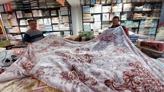 Bangalore Malleswaram Diwali festival offer 3bedsheets 999rs blankets curtainswholesale prices [upl. by Enitsej]