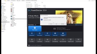 Installation cyberlink powerdirector 2024 [upl. by Mitch]