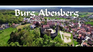 🏰 Burg Abenberg in Franken im 11 Jahrhundert 4K🎥🇩🇪 [upl. by Fulmis27]