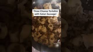 Three cheese Tortellini with Italian Sausage [upl. by Quillan619]