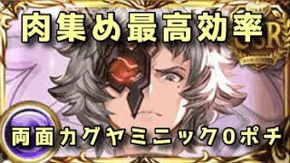 【グラブル】闇古戦場 肉集め2400万 両面カグヤミニック攻撃のみ編成 [upl. by Torras]