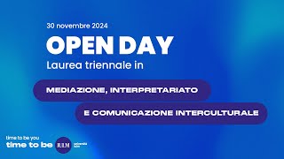 Open Day Triennali  Interpretariato e comunicazione [upl. by Eikciv]