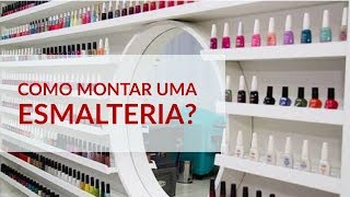 COMO MONTAR UMA ESMALTERIA [upl. by Norrat]