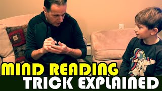 Mind Reading Trick Explained [upl. by Wilscam]