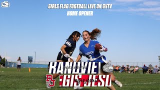 Grandview Wolves vs Regis Jesuit Raiders  Girls Flag Football 81724 [upl. by Dearborn57]