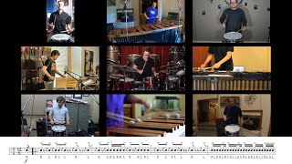 Zildjian Home Performance  Stanton Moore and the LSU Percussion Ensemble [upl. by Athalla]