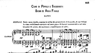 G Pacini  Saffo  Atto III  Scena V Coro e Recitativo di Saffo   1840 [upl. by Tanaka]