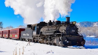 Winter STEAM TRAIN Cumbres amp Toltec Scenic [upl. by Joana181]