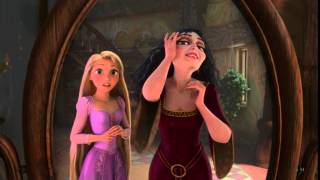 Escena de Enredados  Gothel y Rapunzzel Doblaje [upl. by Anrahc226]