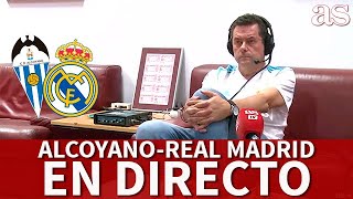 COPA DEL REY  ALCOYANO REAL MADRID  La REACCIÓN de RONCERO en DIRECTO  Diario AS [upl. by Aneri]