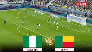 🔴EN DIRECT  NIGERIA vs BÉNIN JE LIVE LE MATCH DE FOOTBALL AUJOURDHUI I eFOOTBALL PES 21 GAMEPLAY [upl. by Assirak]