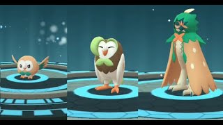 ROWLET evolution into DARTRIX and DECIDUEYE in Pokemon GO [upl. by Thill]