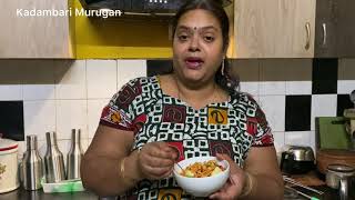 Simple sprouted mung bean salad  Sattvic food  Tamil  Kadambari Murugan [upl. by Nesyaj459]