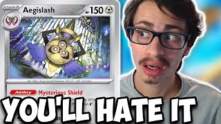 Youre Going To Hate Playing Against The New Aegislash V amp ex Immune Paradox Rift PTCGL [upl. by Steffin]