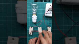 One bulb 3 switch wiring conection board electrical shorts electrician electronic [upl. by Kern]