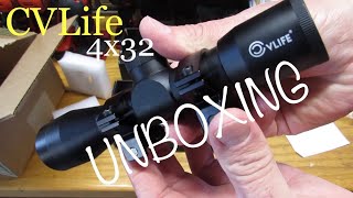 CVLife 4x32 Scope Unboxing amp First Impressions [upl. by Eilasor]