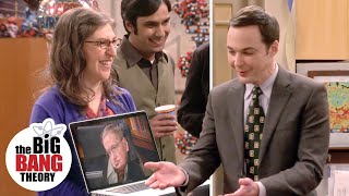 Stephen Hawking Surprises Sheldon on His Birthday  The Big Bang Theory [upl. by Akinajnat488]