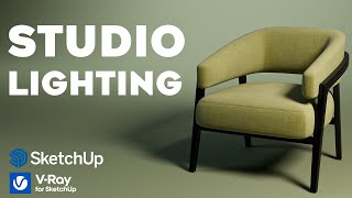 Master Studio Lighting with VRay for SketchUp [upl. by Alasteir]