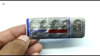 Ocuvir 400 Dt Tablet  Aciclovir Dispersible Tablets Ip 400 mg Uses  Ocuvir 400 Dt tablet uses Dose [upl. by Lemuela336]