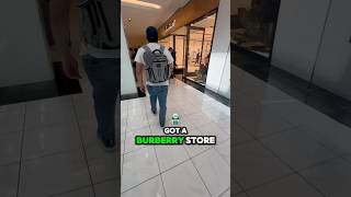 BURBERRY COST ALOT subscribe shorts mall shopping youtubeshorts [upl. by Streeto]