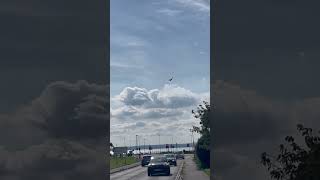 Spitfire taking off from Solent Airport Hampshire [upl. by Genny]