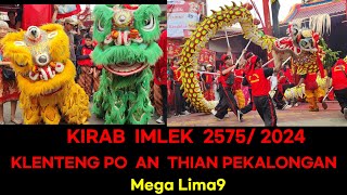 KIRAB CAP GO MEH 2024 KLENTENG PO AN THIAN PEKALONGAN Mega Lima9 [upl. by Bevers345]