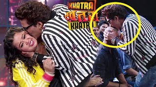 Khatra Khatra Khatra Harsh KISSES Bharti In Public Aditya Narayan Falls In Trap [upl. by Hekking]