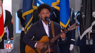 Caleb Carroll Performs the National Anthem at the 2024 NFL Draft [upl. by Bentley]