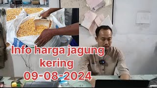 info harga jagung kering hari ini 09082024 [upl. by Laux917]