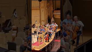 Boston Symphony Orchestra cellists and YoYo Ma rehearse a Prelude by Shostakovich [upl. by Adihaj]