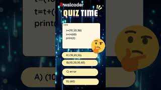 quiz tuple [upl. by Sydney]