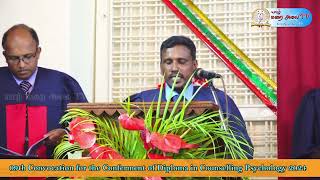 9th Convocation for the Conferment of Diploma in Counselling Psychology  2024 [upl. by Rech420]