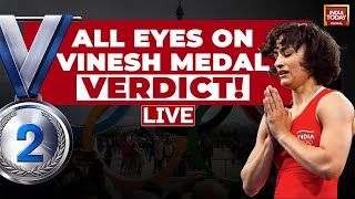 Vinesh Phogat CAS Hearing Updates Final Verdict On Phogats Olympic Silver Medal Olympic News Live [upl. by Aket]