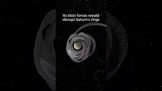 Pulsar Star Robbing Saturns Ring facts sciencefacts space ai viralvideo trending [upl. by Kristian155]