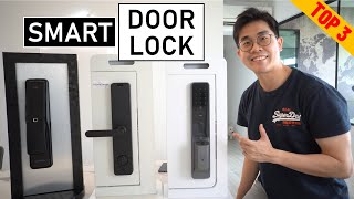 50 Smart Digital Door Locks  Which My Favorite Top 3 [upl. by Alidus]