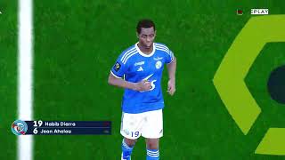 Marseille vs Strasbourg  Ligue 1 202324  PES 21 [upl. by Otanutrof240]