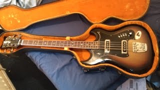 1967 Hagstrom H8 Bass [upl. by Sucerdor]