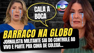 JORNALISTA PETISTA perde o controle ao VIVO defendendo E PARTE PRA CIMA DE COLEGA [upl. by Zelig]